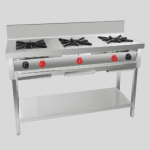 THREE BURNER RANGE